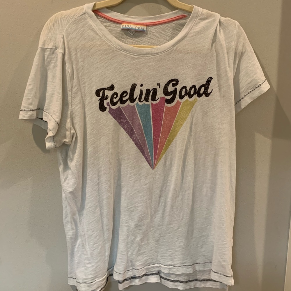 💙 PJ salvage graphic tee 💙